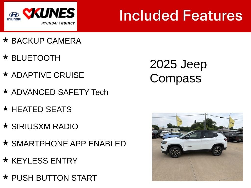 Used 2025 Jeep Compass Limited SUV