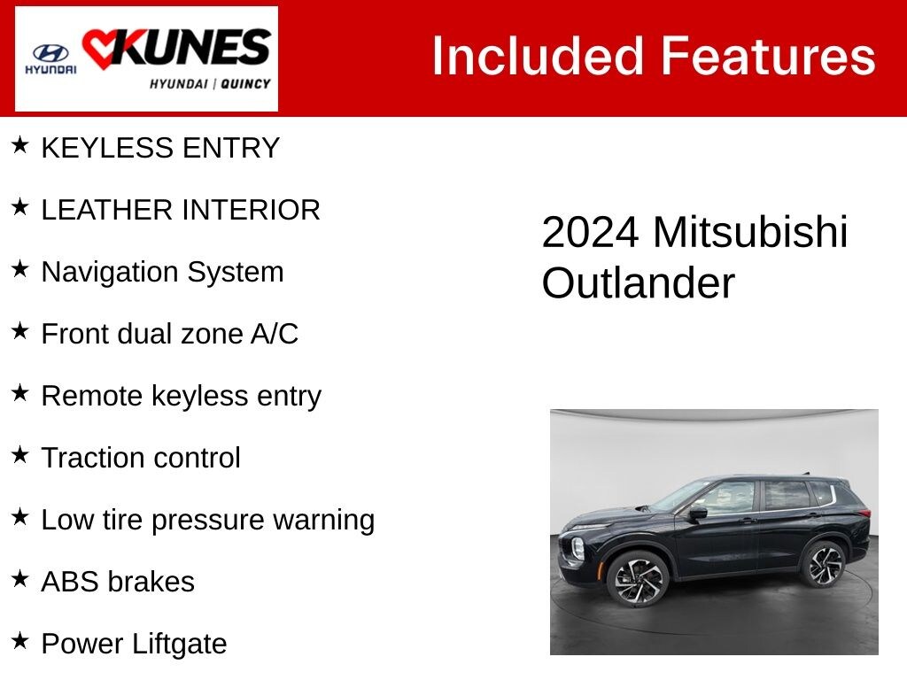 Used 2024 Mitsubishi Outlander SE SUV