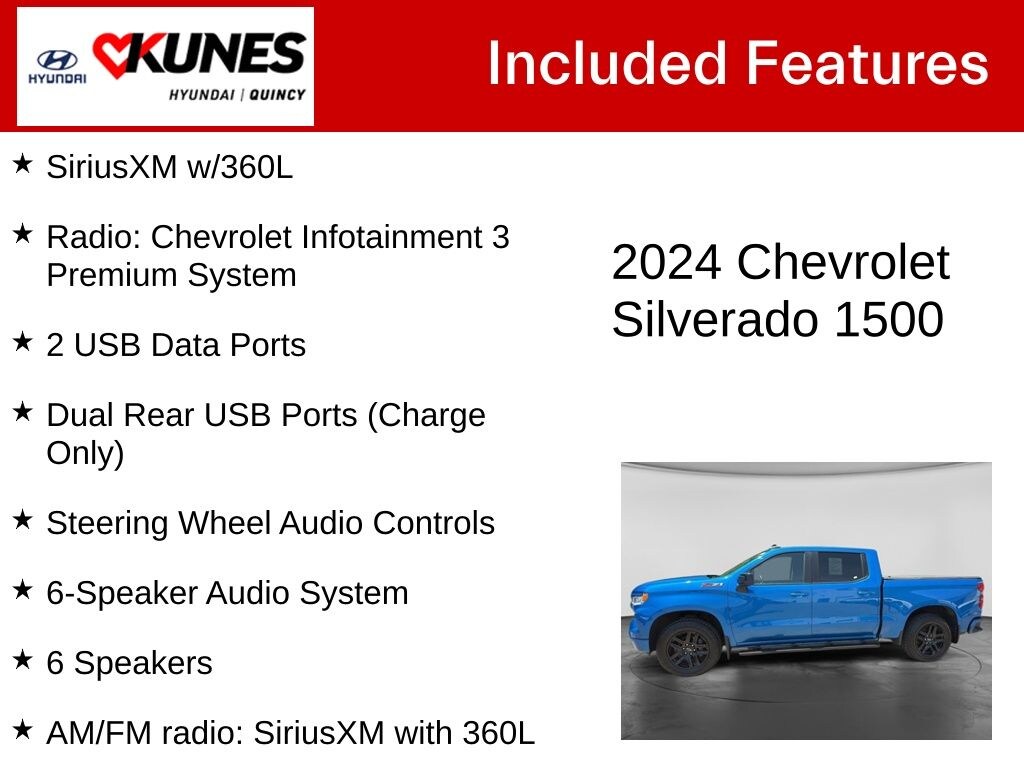Used 2024 Chevrolet Silverado 1500 RST Truck Crew Cab