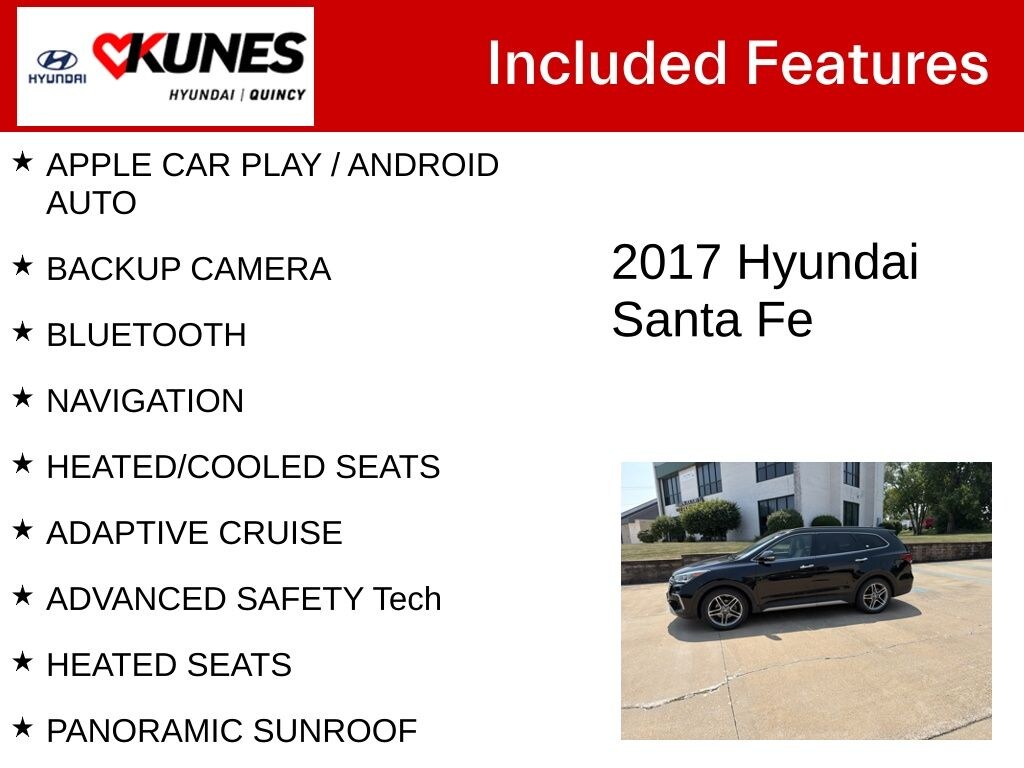 Used 2017 Hyundai Santa Fe Limited Ultimate SUV