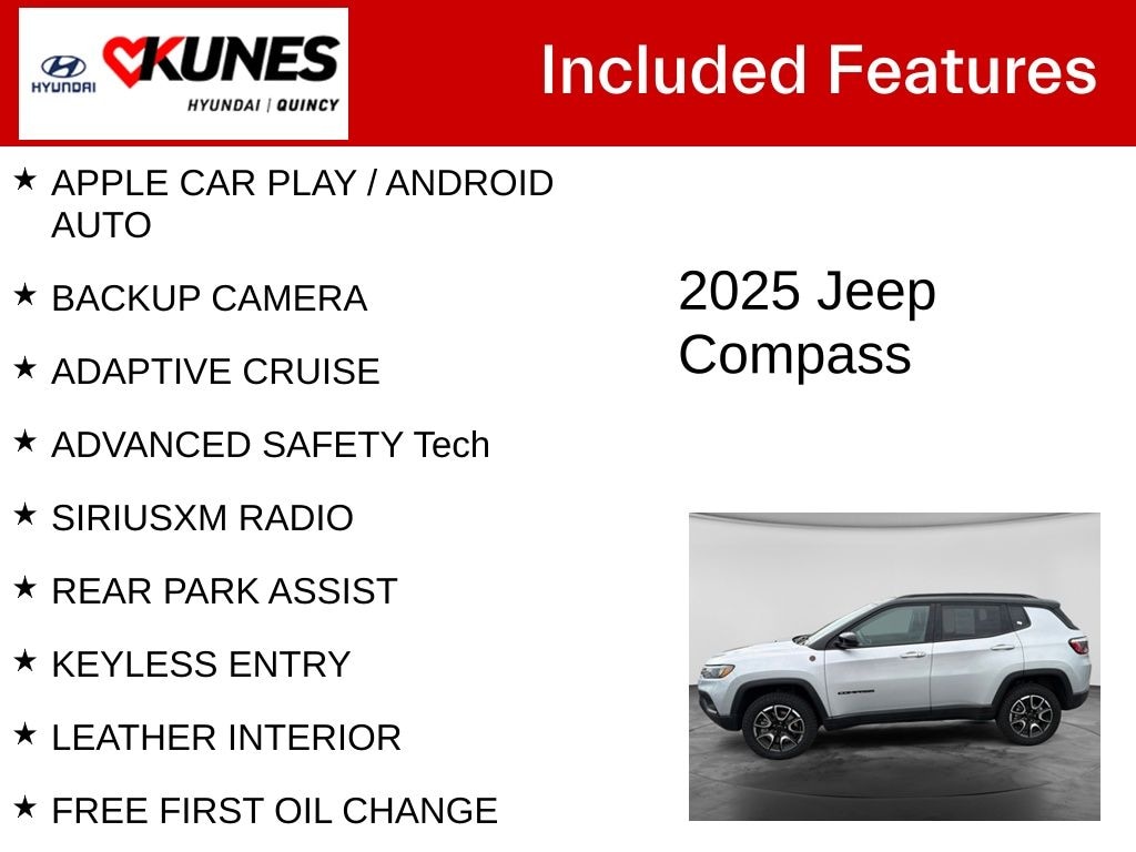 Used 2025 Jeep Compass Trailhawk SUV