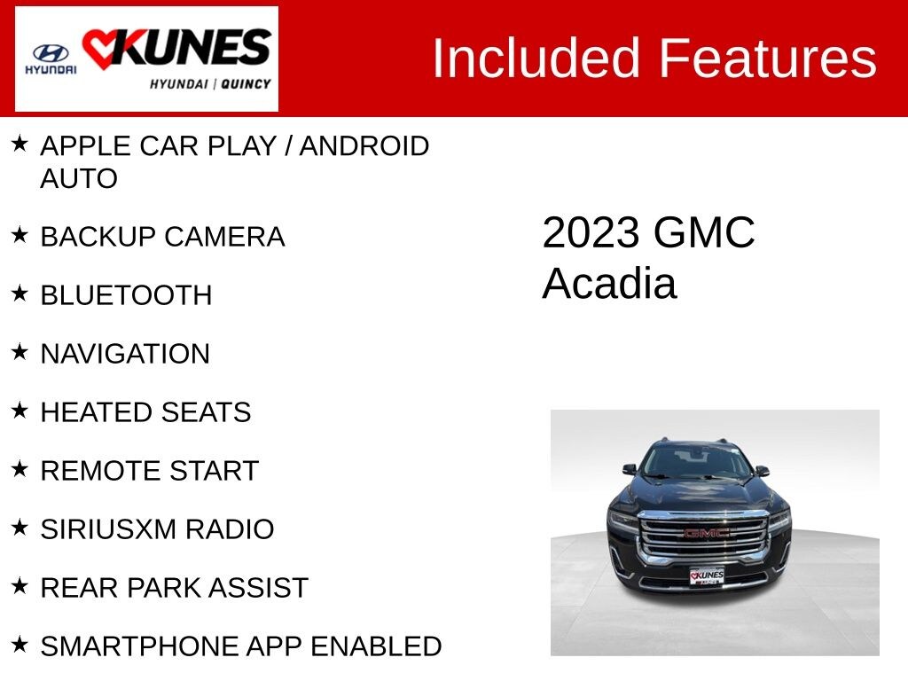 Used 2023 GMC Acadia SLT SUV