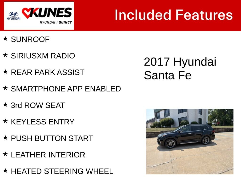 Used 2017 Hyundai Santa Fe Limited Ultimate SUV