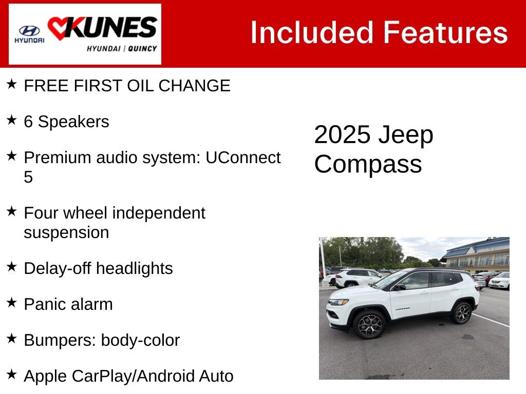 Used 2025 Jeep Compass Limited SUV