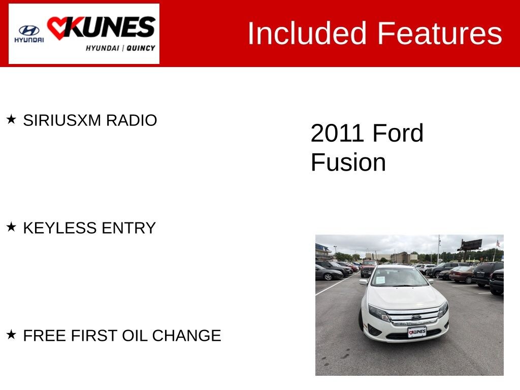 Used 2011 Ford Fusion SE Sedan
