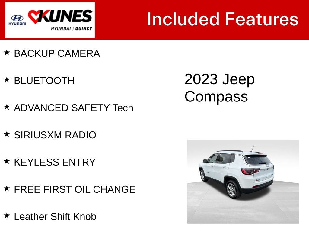 Used 2023 Jeep Compass Latitude SUV