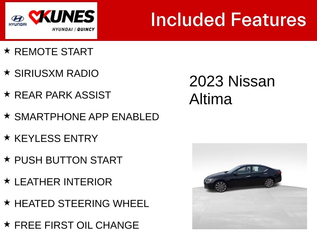 Used 2023 Nissan Altima 2.5 SL Sedan