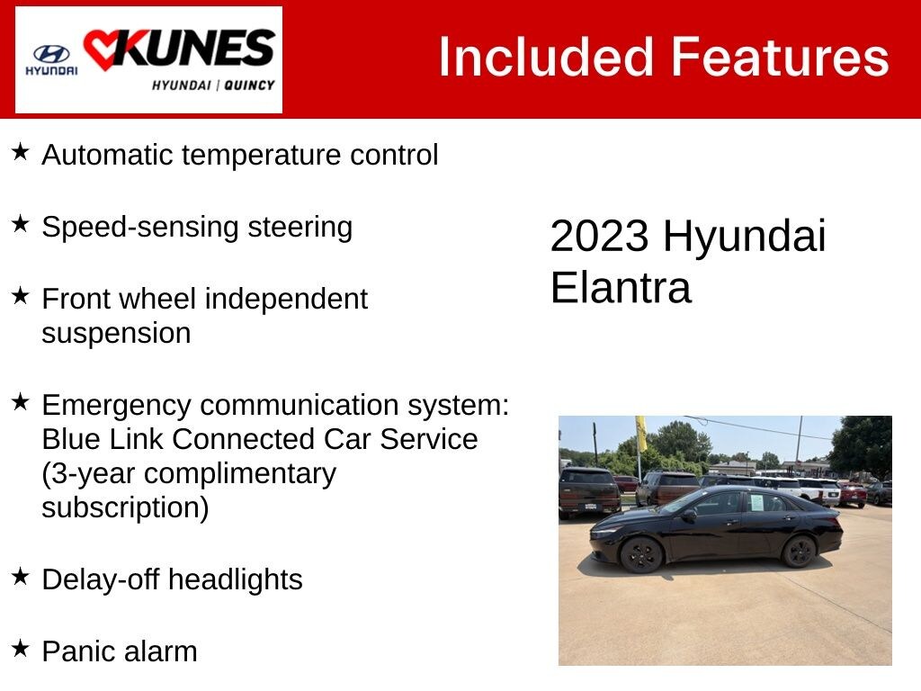 Used 2023 Hyundai Elantra SEL Sedan