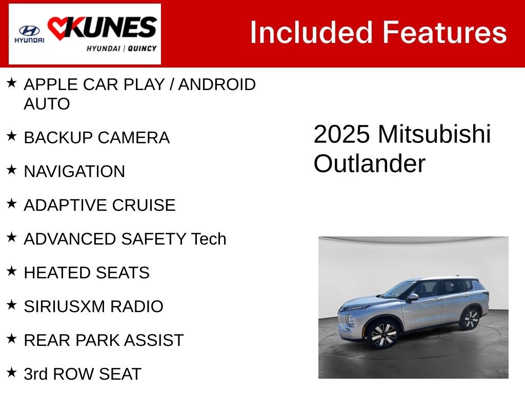 Used 2025 Mitsubishi Outlander SE SUV