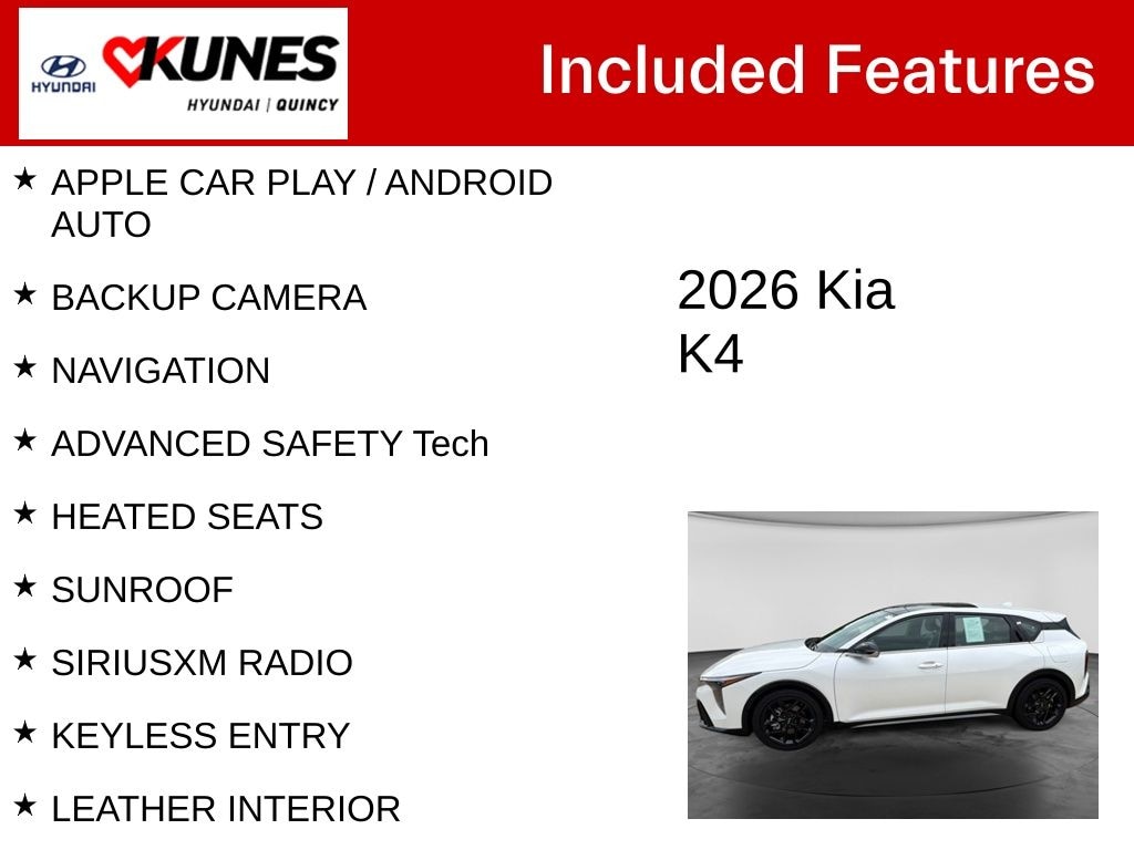 Used 2026 Kia K4 Hatchback GT-Line Turbo Hatchback