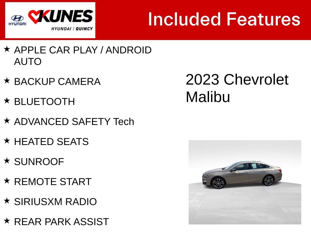 Used 2023 Chevrolet Malibu 1LT Sedan