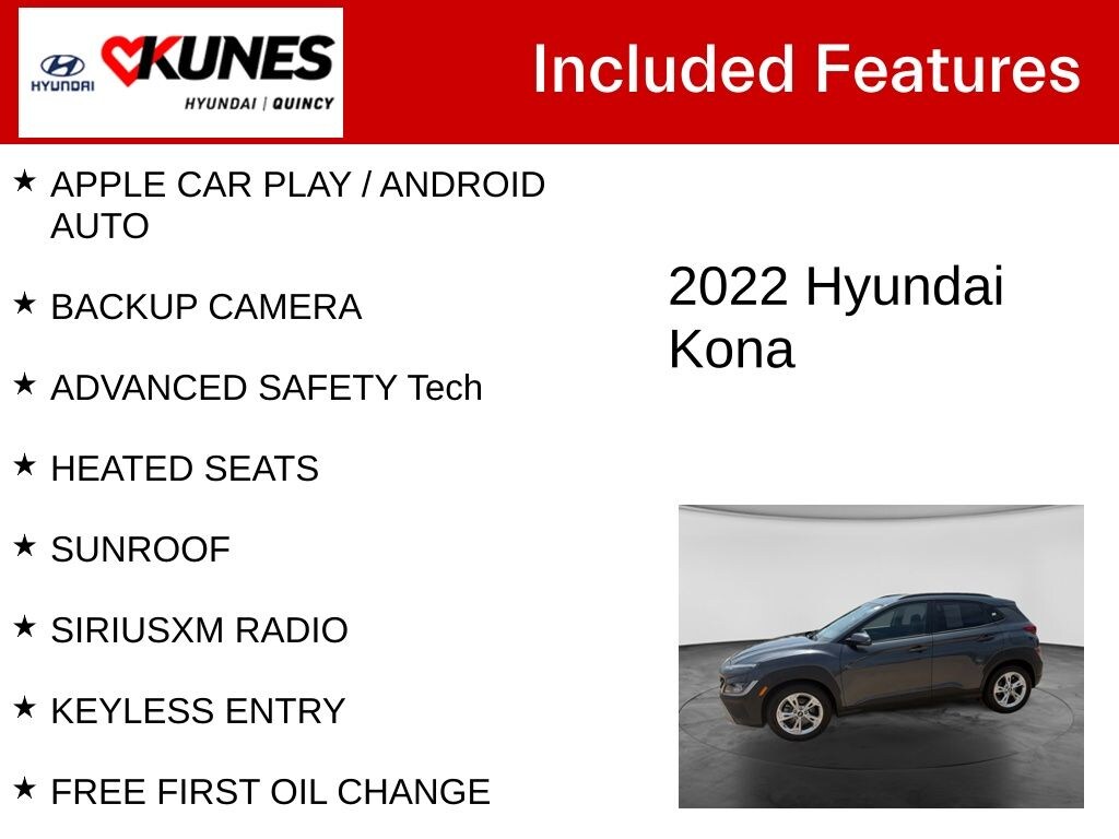Used 2022 Hyundai Kona SEL SUV