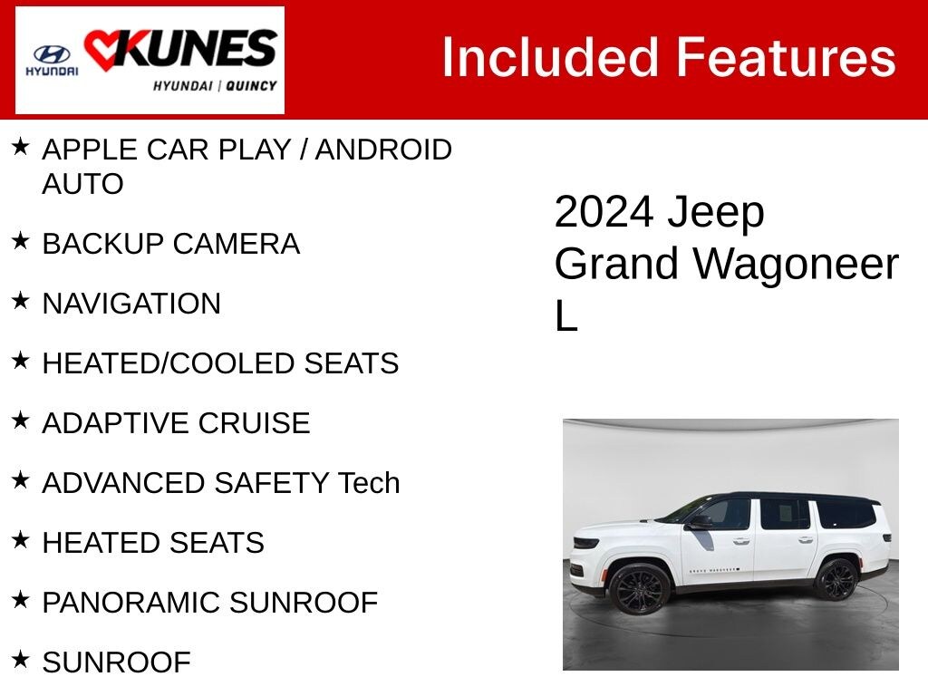 Used 2024 Jeep Grand Wagoneer L Series II SUV