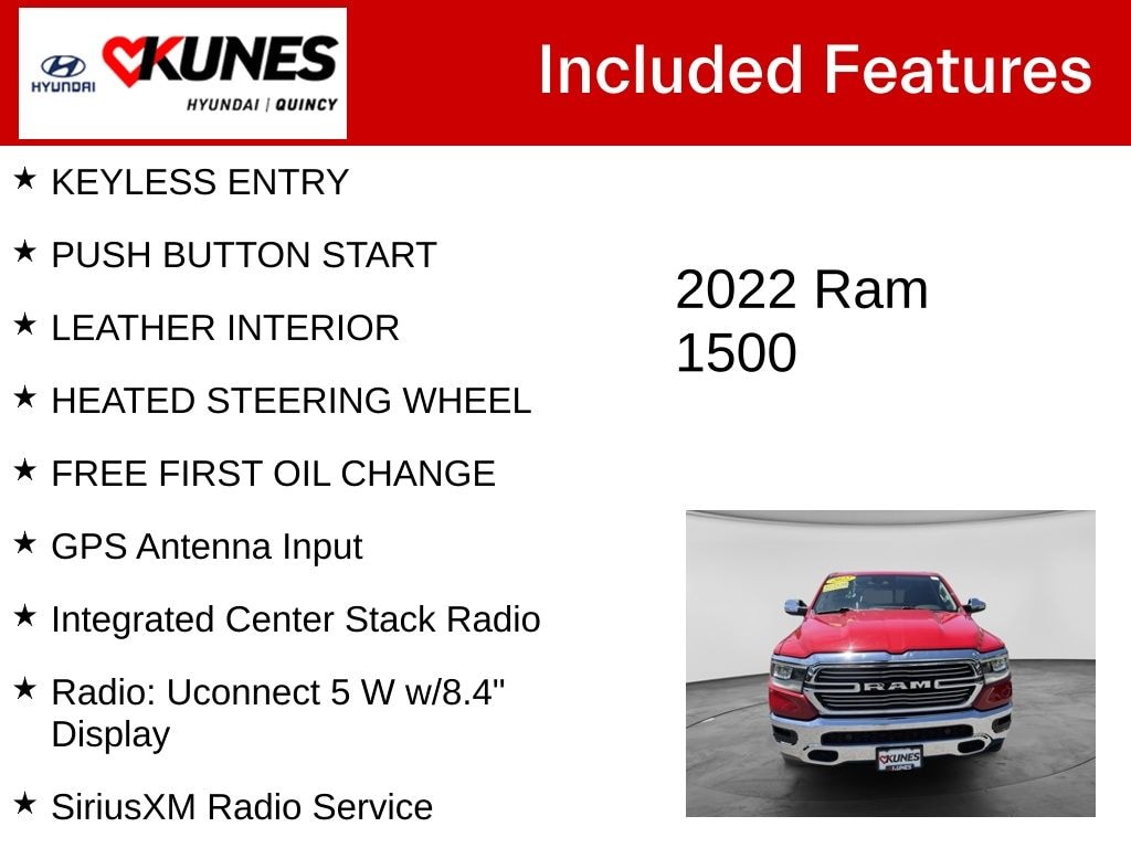 Used 2022 Ram 1500 Laramie Truck Crew Cab