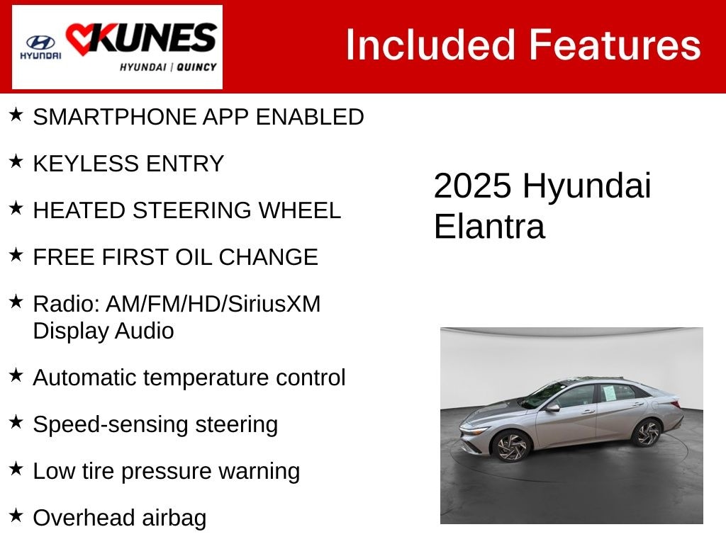 Used 2025 Hyundai Elantra SEL Convenience Sedan