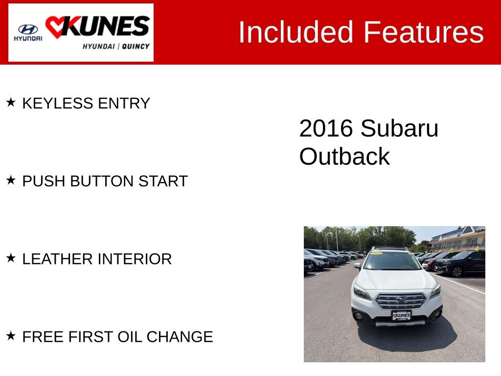 Used 2016 Subaru Outback 3.6R Limited SUV
