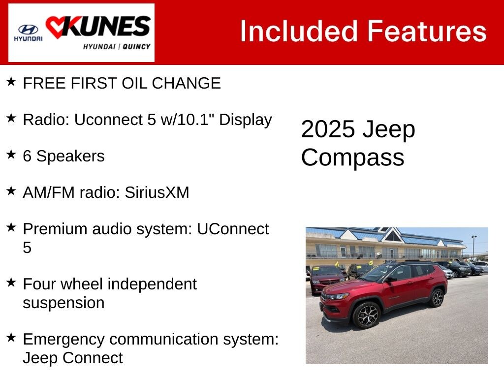 Used 2025 Jeep Compass Limited SUV