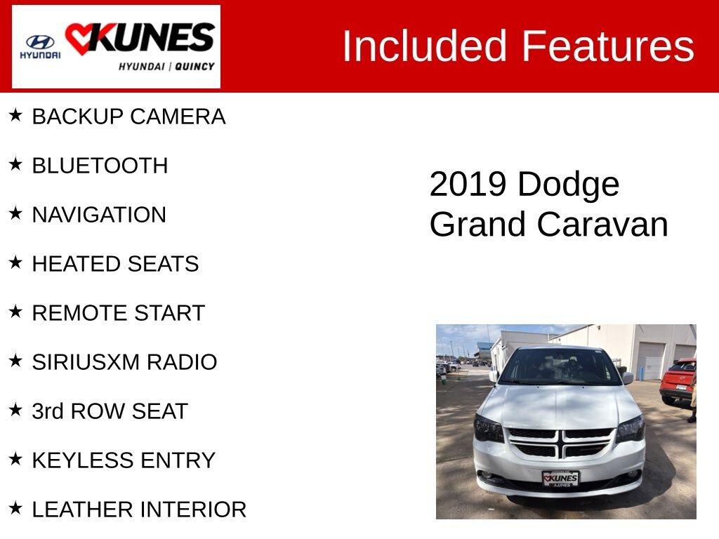Used 2019 Dodge Grand Caravan GT Van Passenger Van