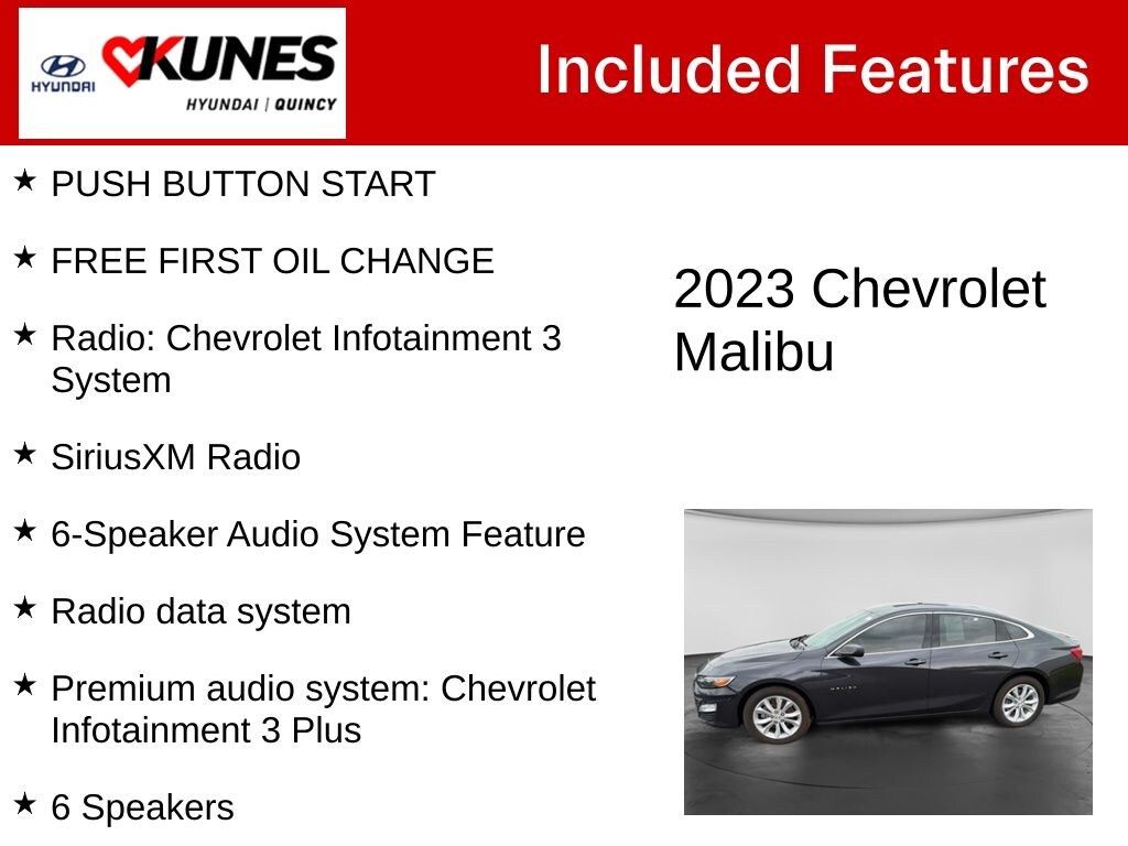 Used 2023 Chevrolet Malibu 1LT Sedan