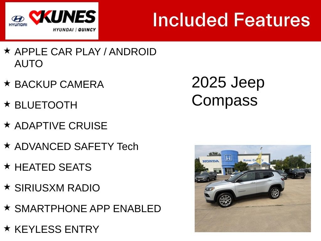 Used 2025 Jeep Compass Limited SUV