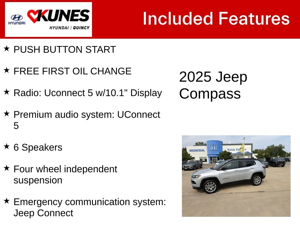 Used 2025 Jeep Compass Limited SUV