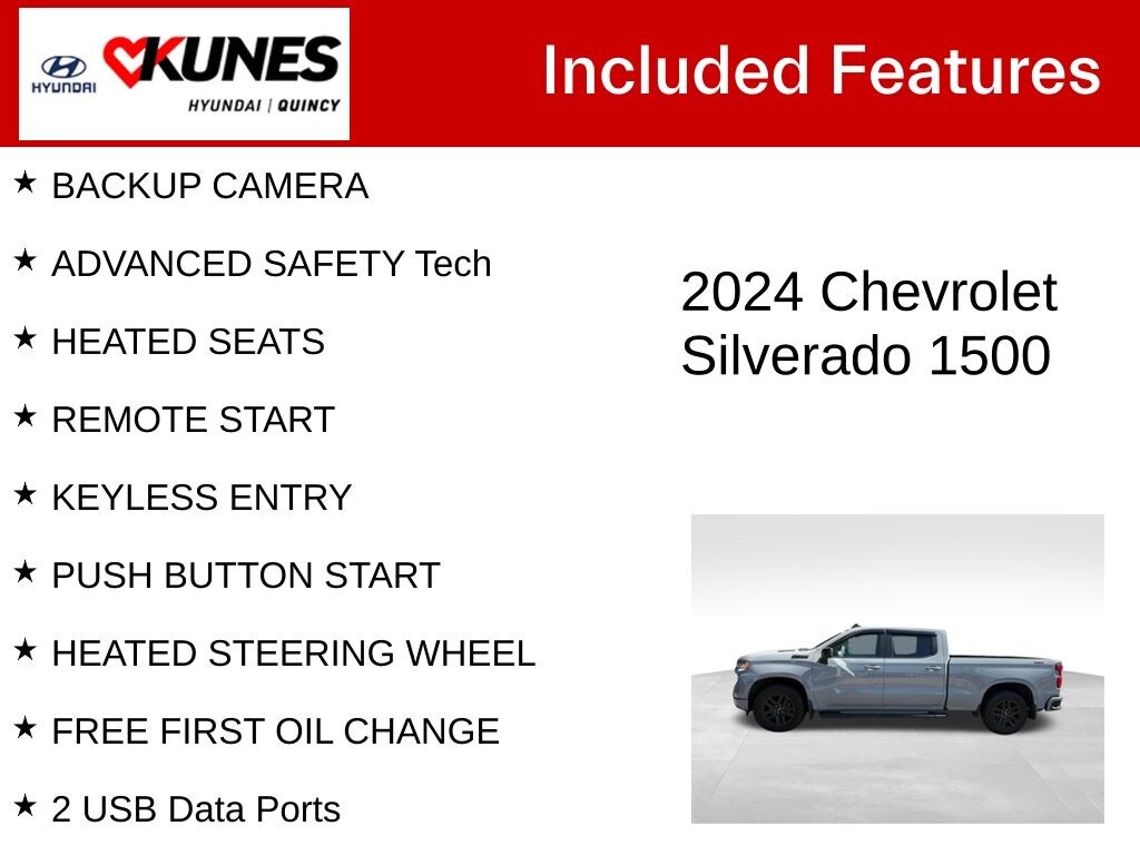 Used 2024 Chevrolet Silverado 1500 RST Truck Crew Cab