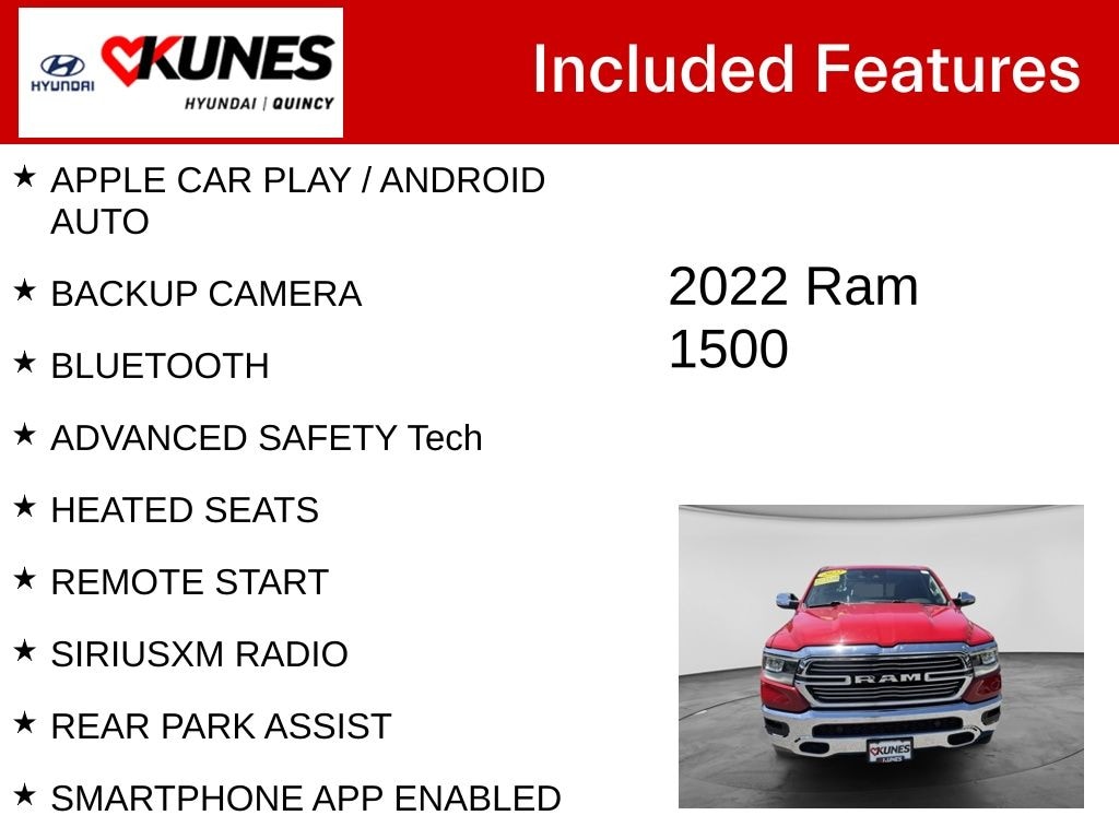 Used 2022 Ram 1500 Laramie Truck Crew Cab