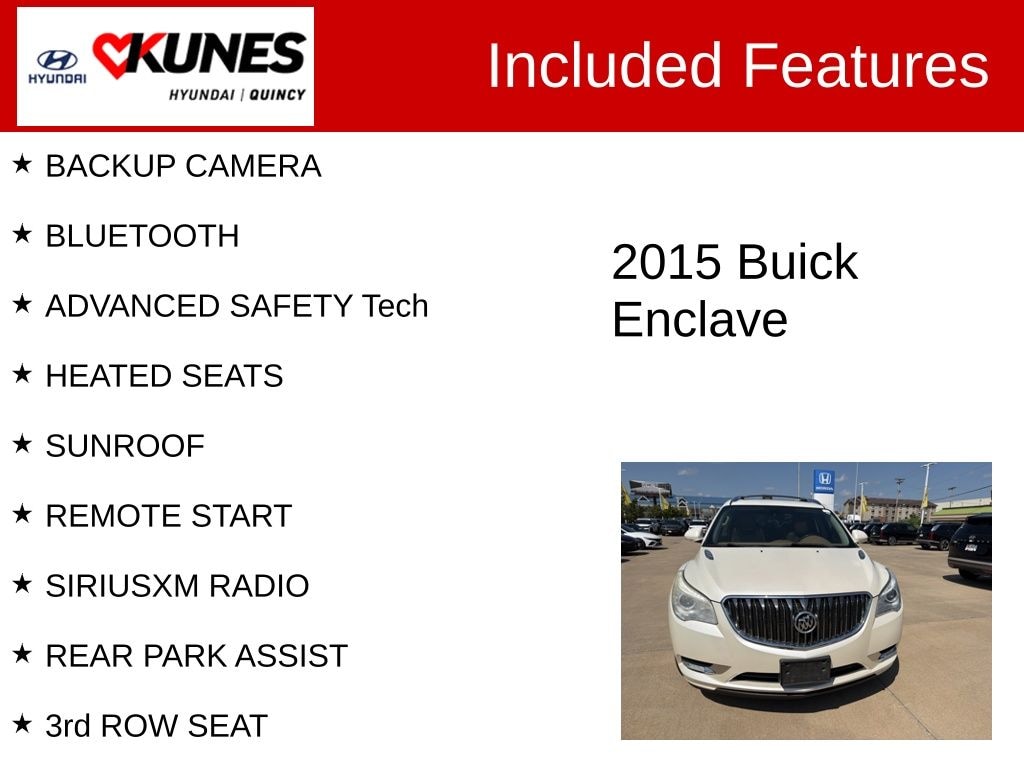 Used 2015 Buick Enclave Leather SUV