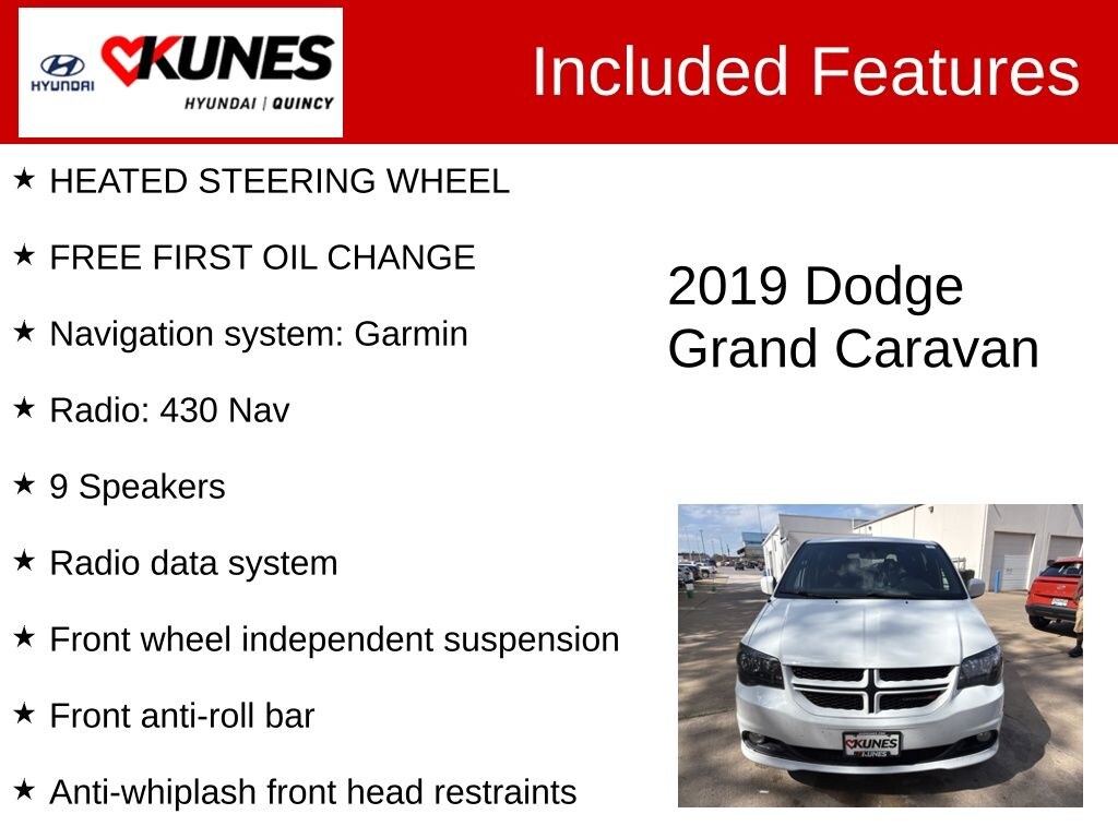 Used 2019 Dodge Grand Caravan GT Van Passenger Van