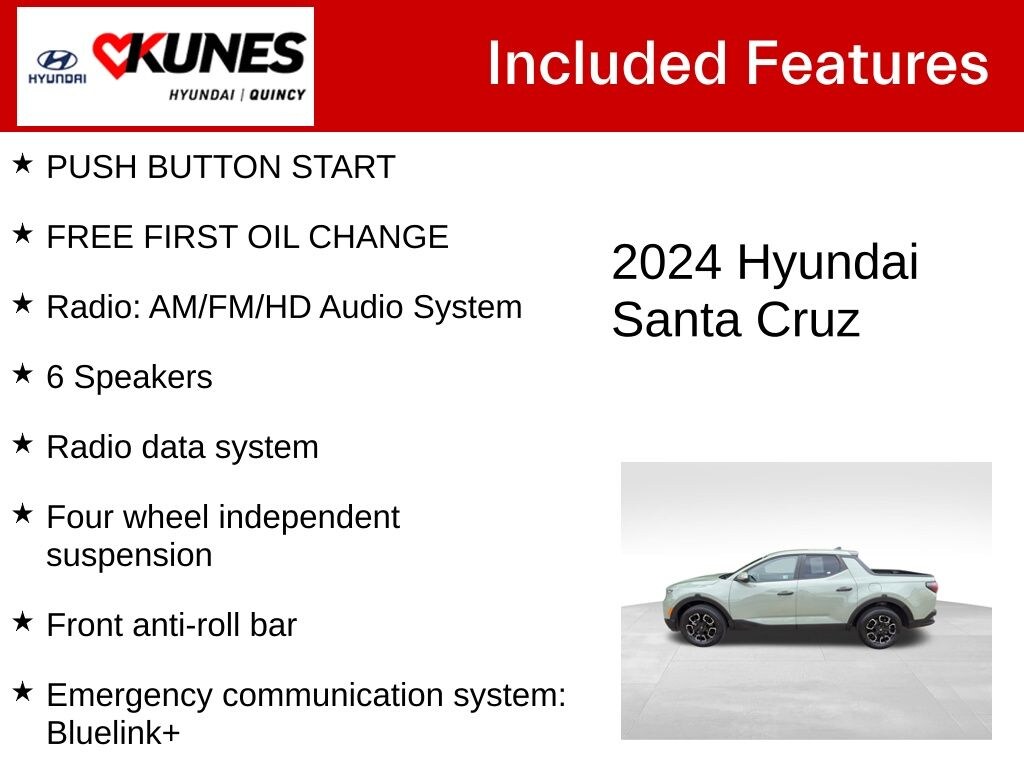 Used 2024 Hyundai Santa Cruz 2.5L SEL Truck Crew Cab