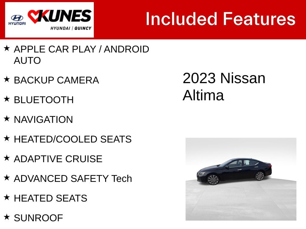 Used 2023 Nissan Altima 2.5 SL Sedan