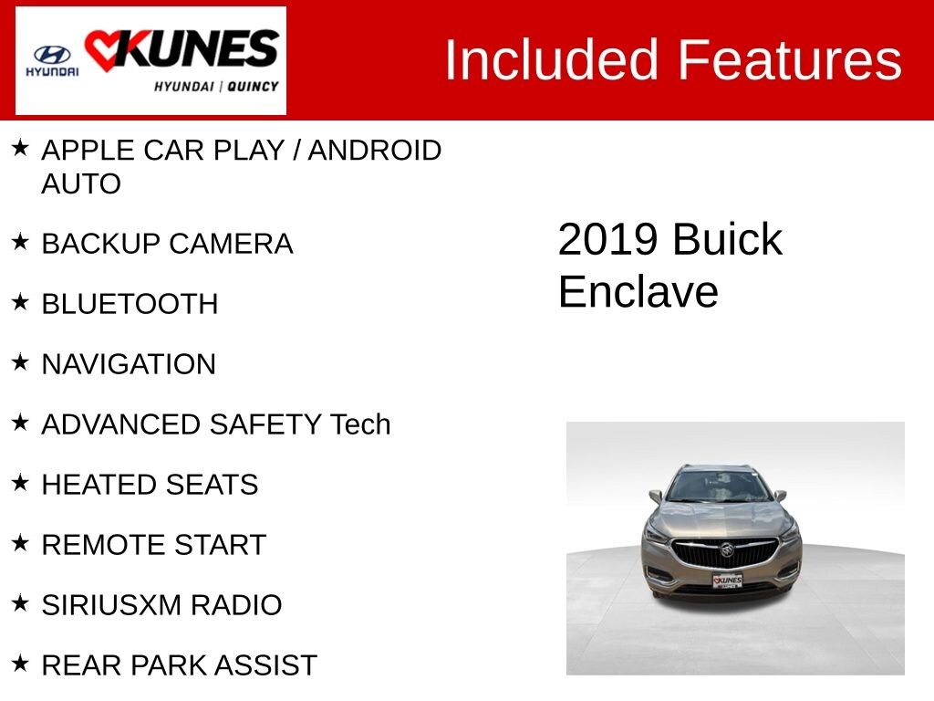 Used 2019 Buick Enclave Essence SUV