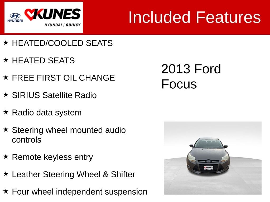 Used 2013 Ford Focus SE Sedan
