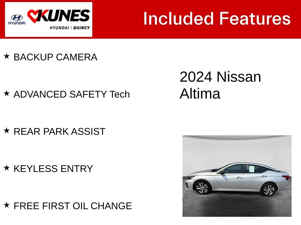 Used 2024 Nissan Altima 2.5 S Sedan
