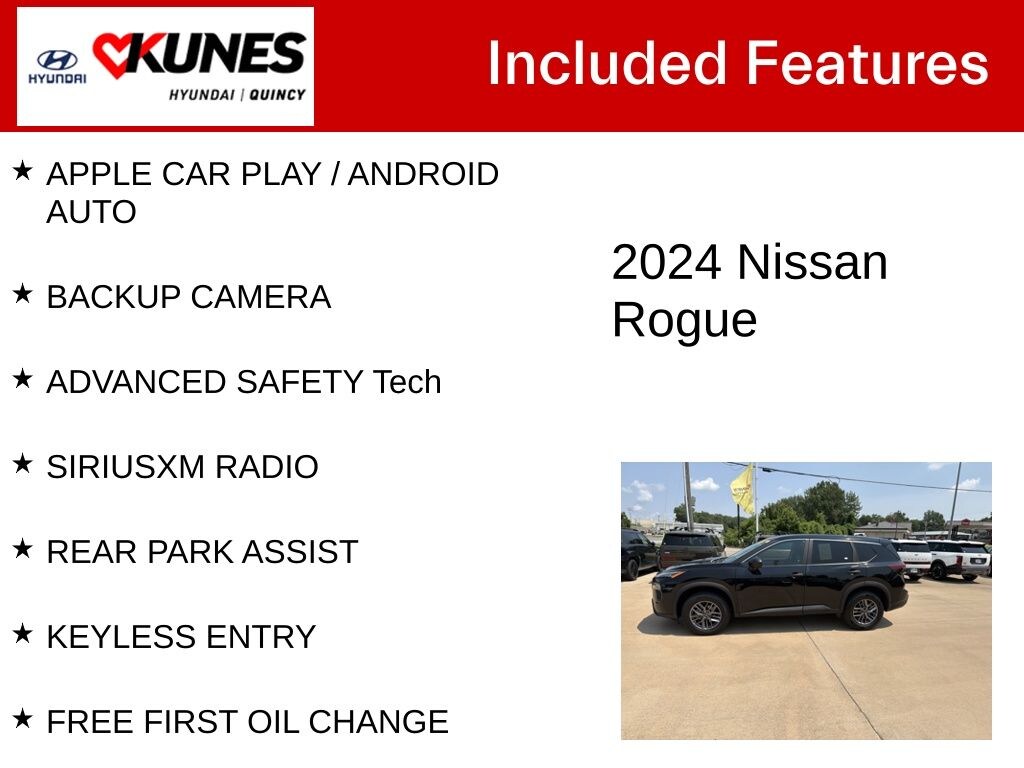 Used 2024 Nissan Rogue S SUV