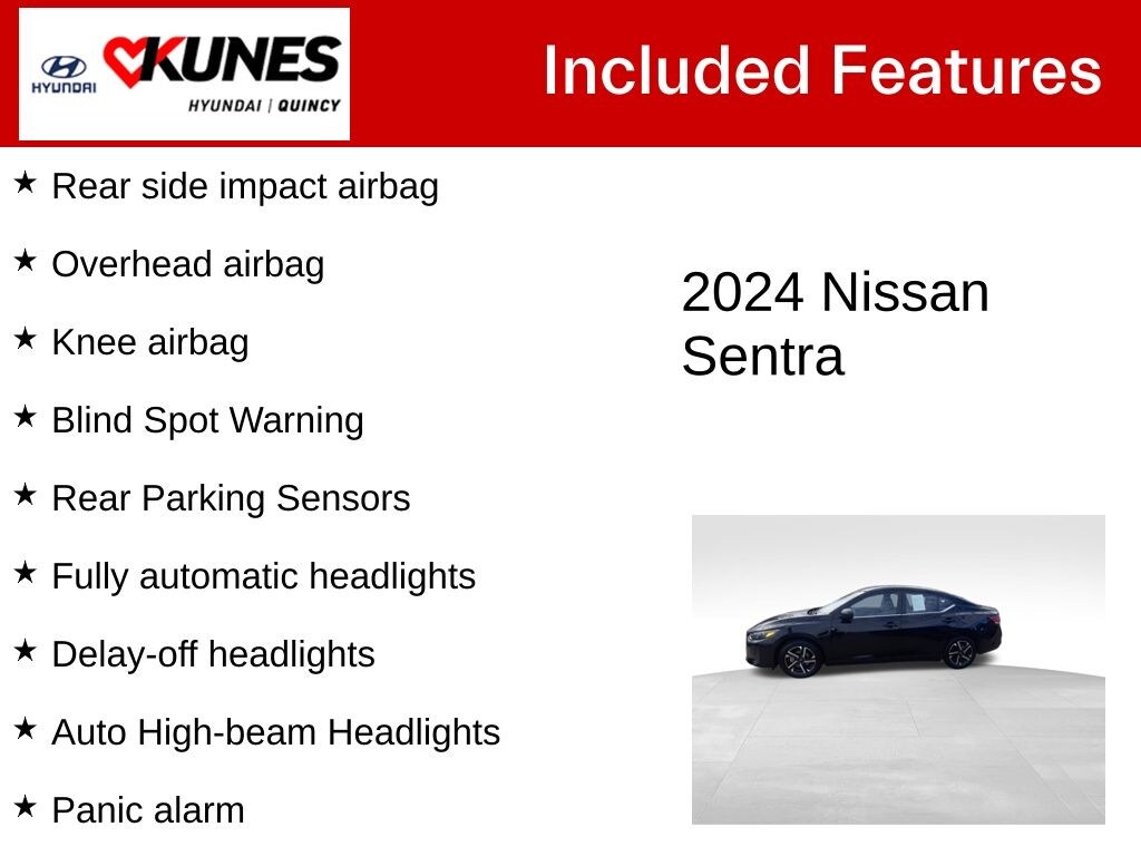 Used 2024 Nissan Sentra SV Sedan