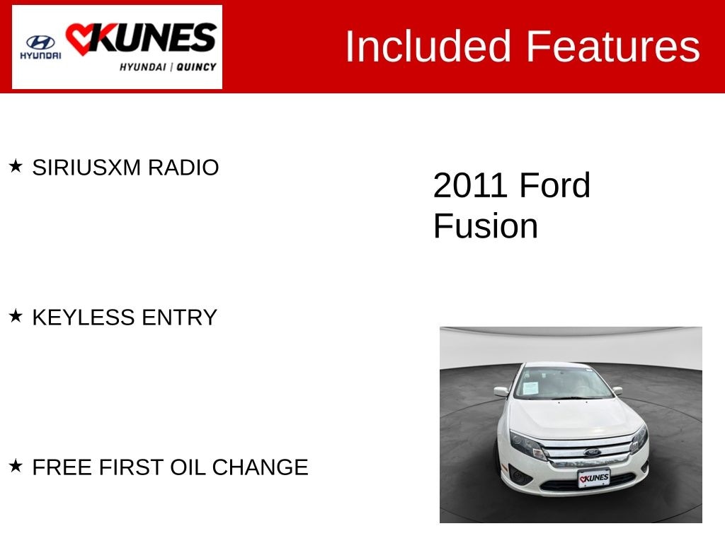 Used 2011 Ford Fusion SE Sedan