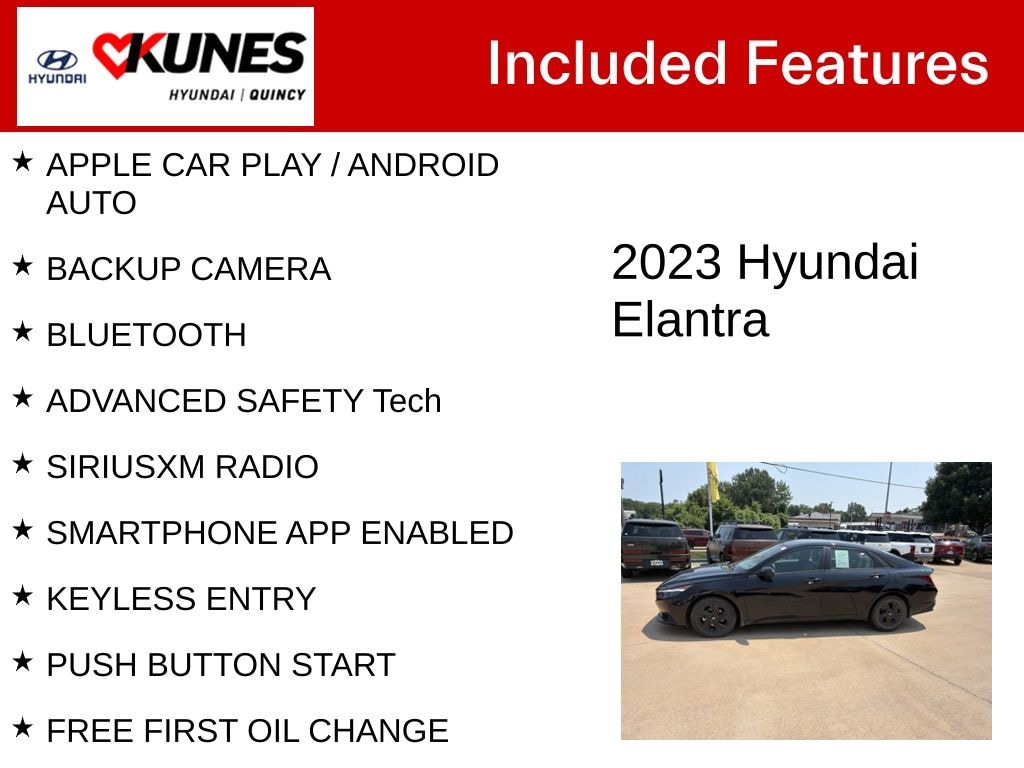 Used 2023 Hyundai Elantra SEL Sedan