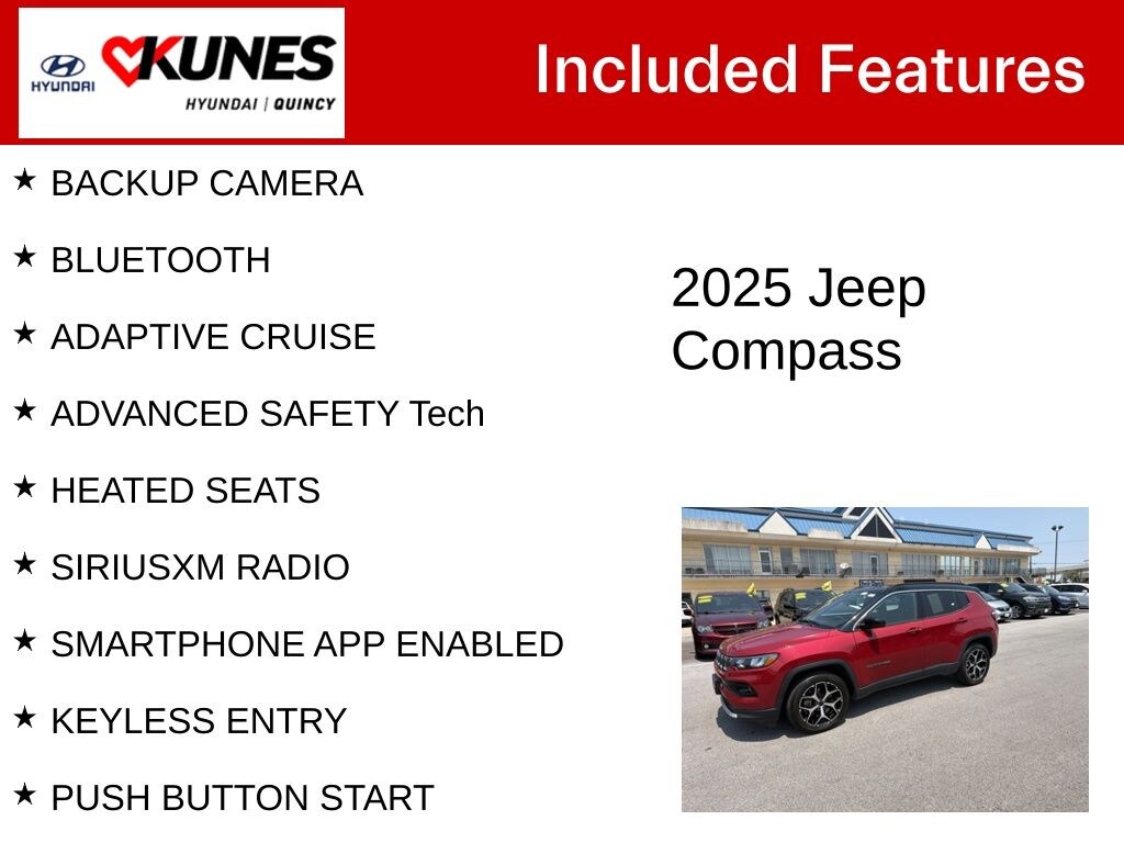 Used 2025 Jeep Compass Limited SUV
