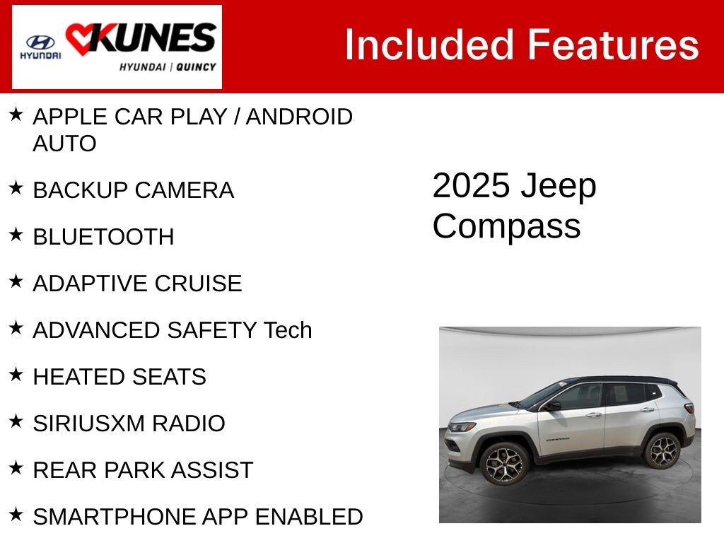 Used 2025 Jeep Compass Limited SUV