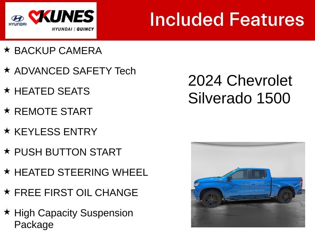 Used 2024 Chevrolet Silverado 1500 RST Truck Crew Cab