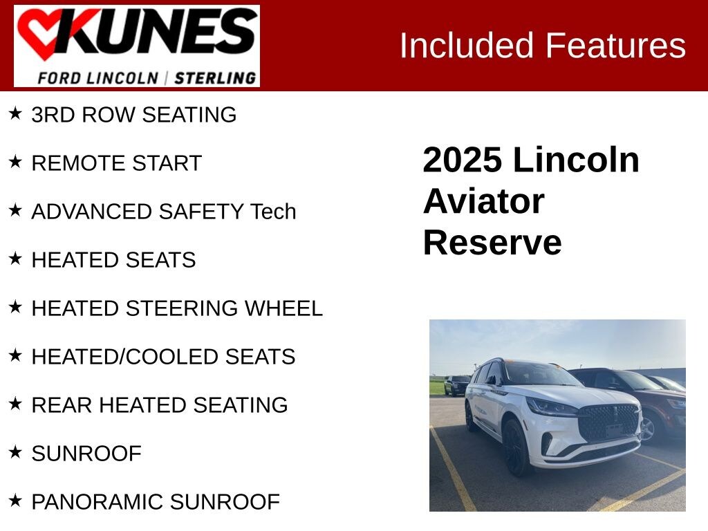 Used 2025 Lincoln Aviator Reserve SUV