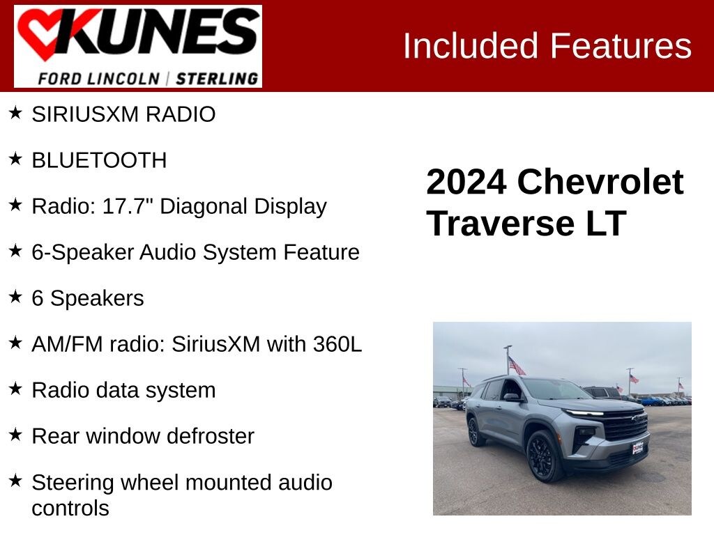 Certified 2024 Chevrolet Traverse LT 1LT SUV
