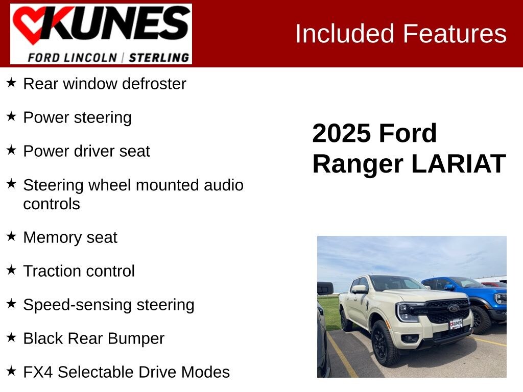Used 2025 Ford Ranger Lariat Truck