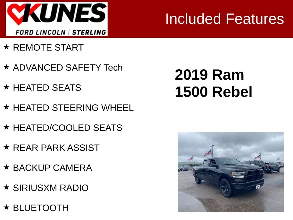 Used 2019 Ram 1500 Rebel Truck