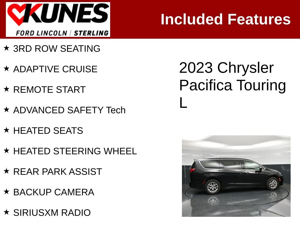 Certified 2023 Chrysler Pacifica Touring L Minivan/Van