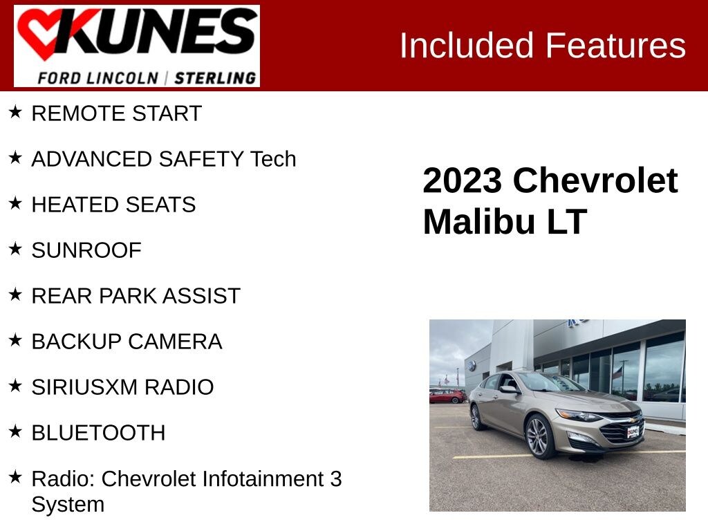 Used 2023 Chevrolet Malibu LT 1LT Sedan