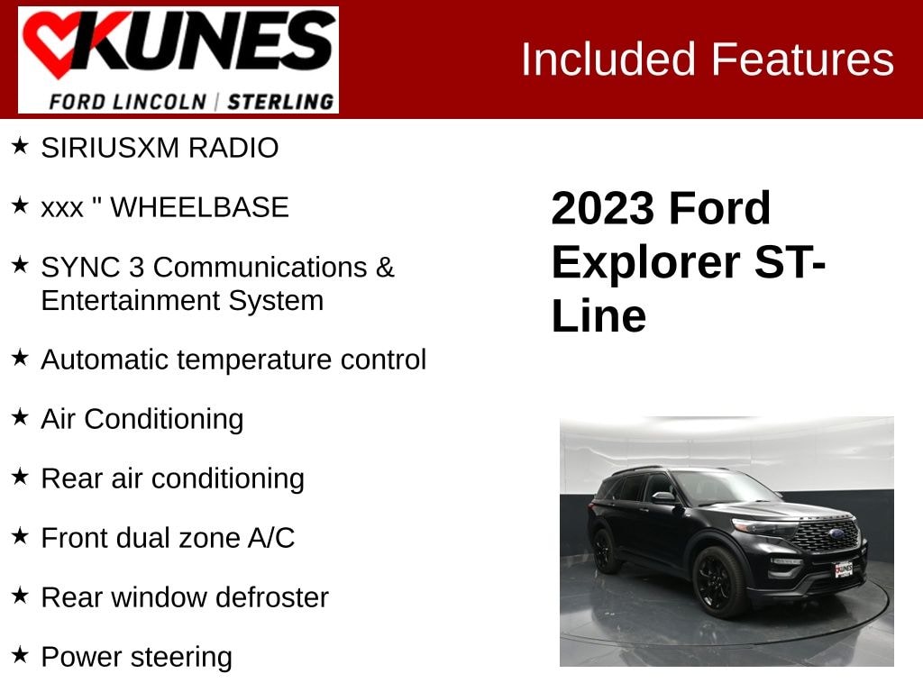 Certified 2023 Ford Explorer ST-Line SUV