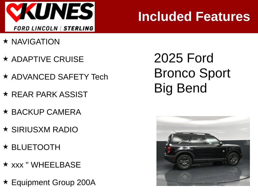 Used 2025 Ford Bronco Sport Big Bend SUV