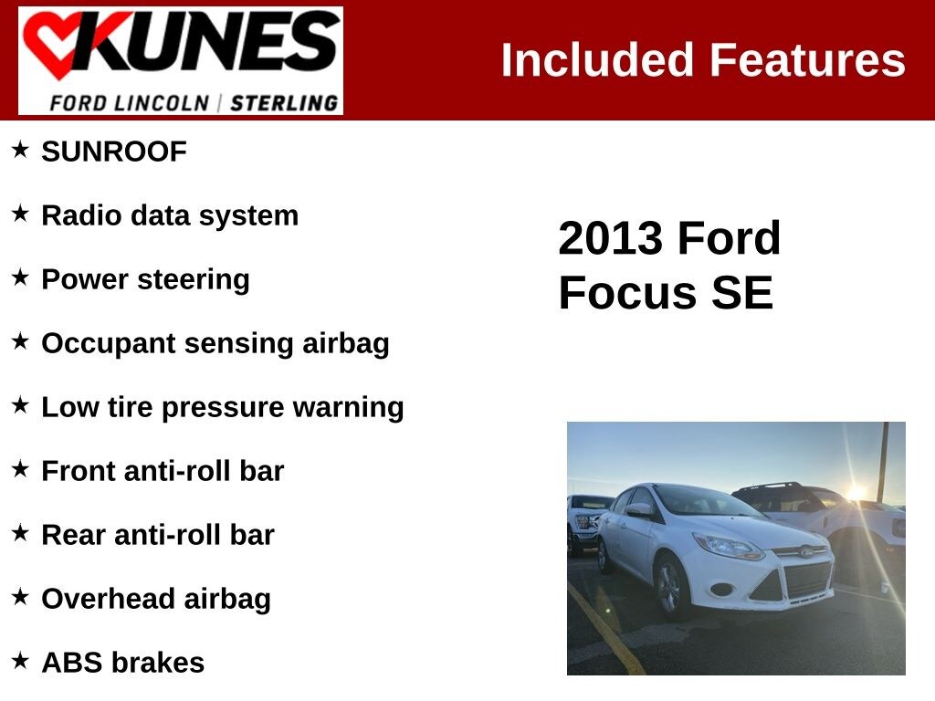 Used 2013 Ford Focus SE Sedan